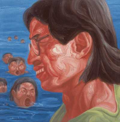 杨少斌 1993年作 自画像